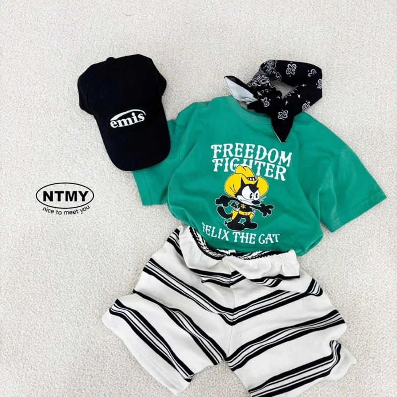 Nice To Meet You - Korean Children Fashion - #fashionkids - Freedom Tee - 10