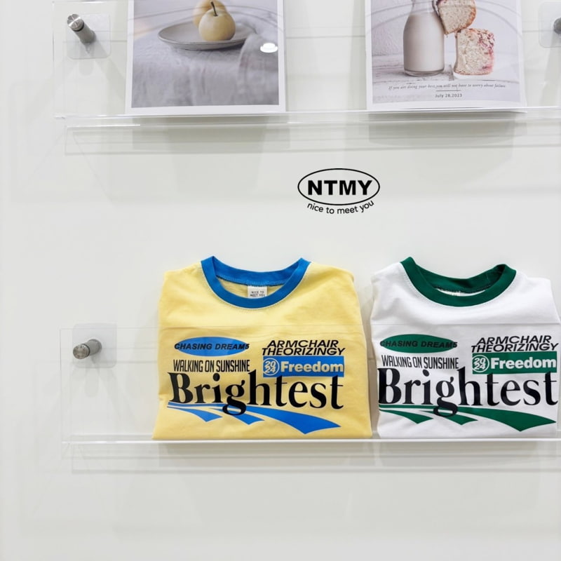 Nice To Meet You - Korean Children Fashion - #fashionkids - Shine Raglan Tee - 9