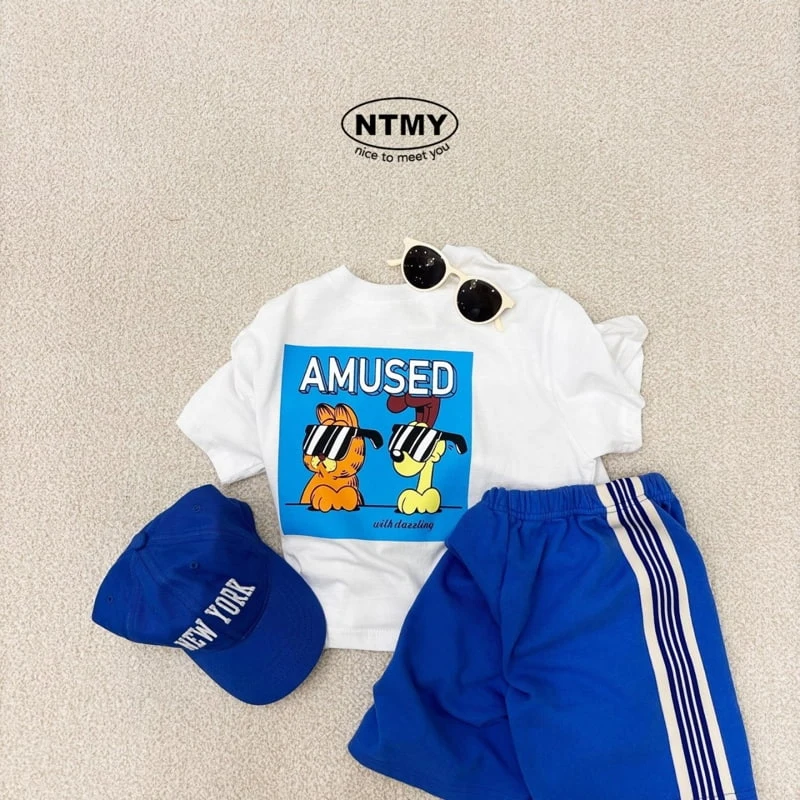 Nice To Meet You - Korean Children Fashion - #fashionkids - Sunglasses Tee - 8