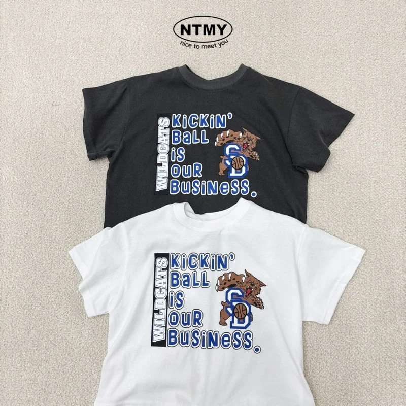 Nice To Meet You - Korean Children Fashion - #kidsshorts - Wild Tee - 7