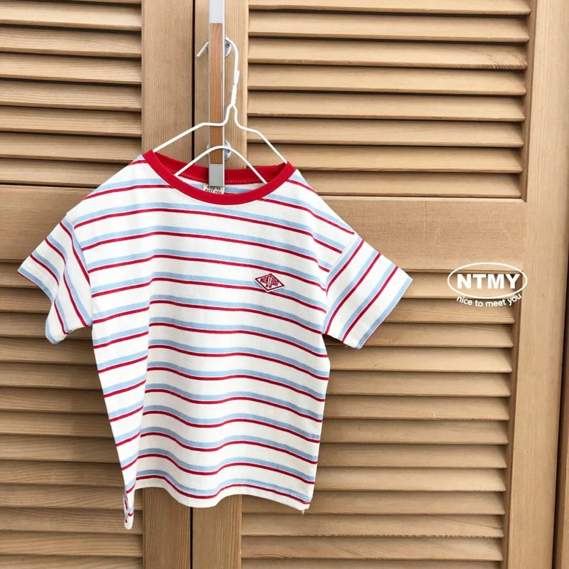 Nice To Meet You - Korean Children Fashion - #kidsshorts - Clover Wapen Tee - 3