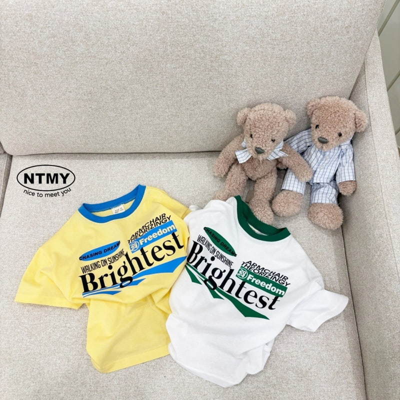 Nice To Meet You - Korean Children Fashion - #kidsshorts - Shine Raglan Tee - 10