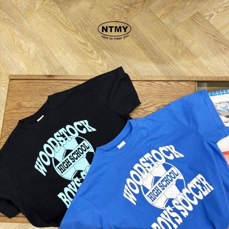 Nice To Meet You - Korean Children Fashion - #kidsshorts - Football Tee - 8