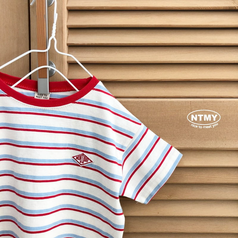 Nice To Meet You - Korean Children Fashion - #kidsshorts - Clover Wapen Tee - 4