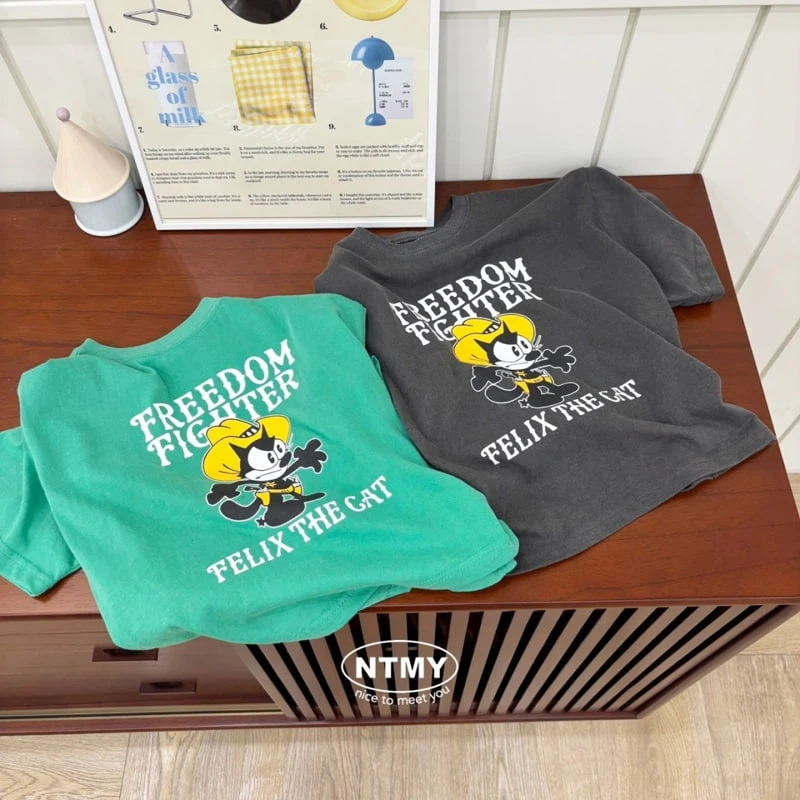 Nice To Meet You - Korean Children Fashion - #kidsstore - Freedom Tee - 12