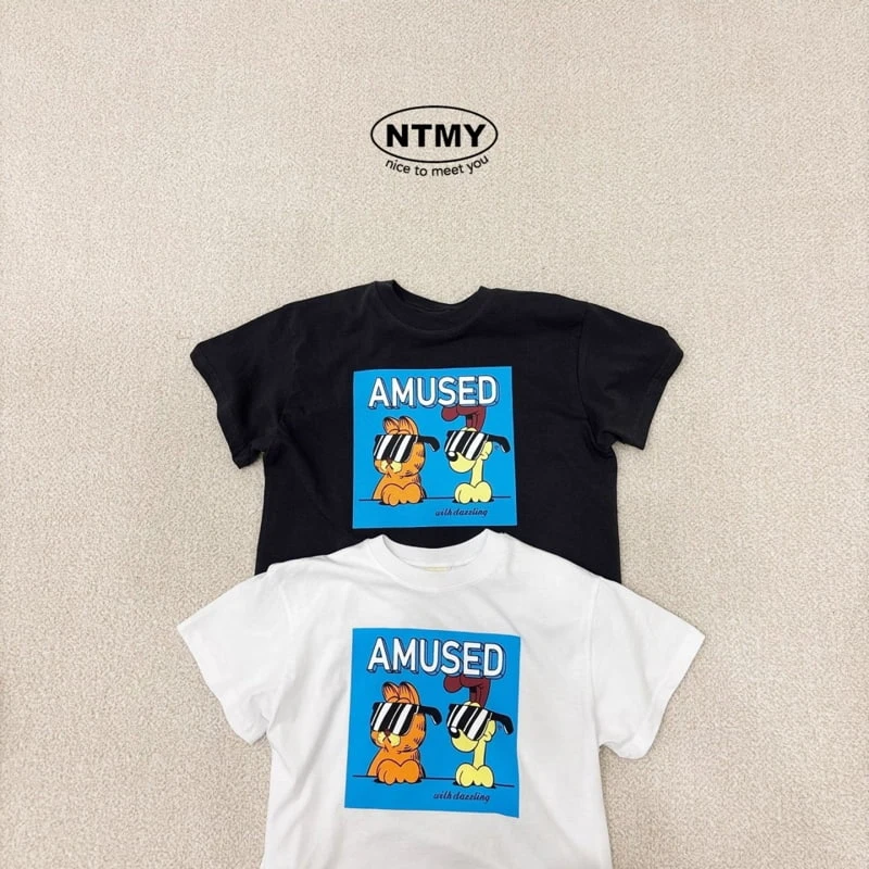 Nice To Meet You - Korean Children Fashion - #kidsstore - Sunglasses Tee - 10