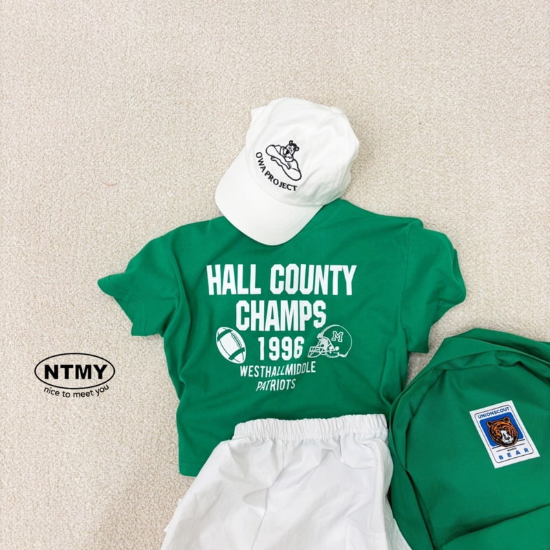Nice To Meet You - Korean Children Fashion - #kidsstore - Champs Tee - 2