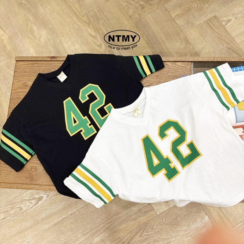 Nice To Meet You - Korean Children Fashion - #kidsstore - 42 V Neck Tee
