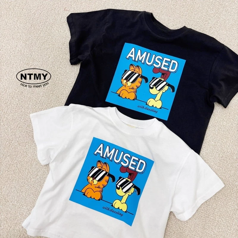 Nice To Meet You - Korean Children Fashion - #kidzfashiontrend - Sunglasses Tee - 11