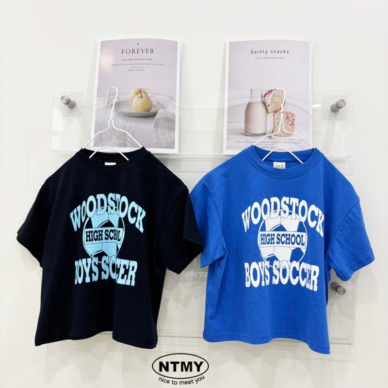 Nice To Meet You - Korean Children Fashion - #kidzfashiontrend - Football Tee - 10