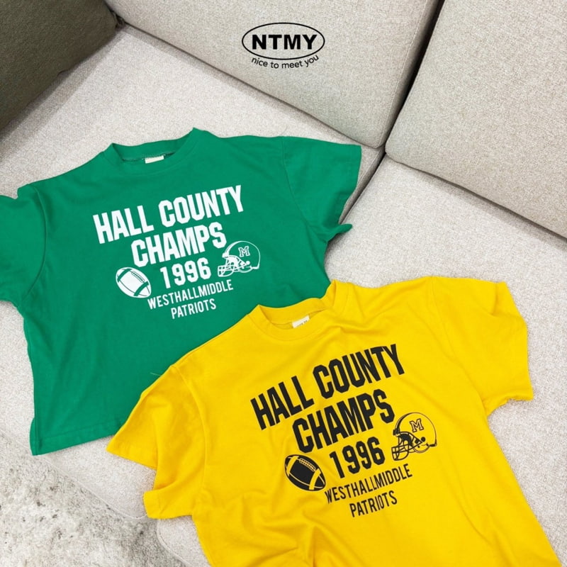 Nice To Meet You - Korean Children Fashion - #kidzfashiontrend - Champs Tee - 3