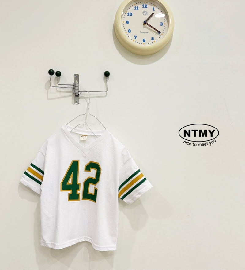 Nice To Meet You - Korean Children Fashion - #kidzfashiontrend - 42 V Neck Tee - 2