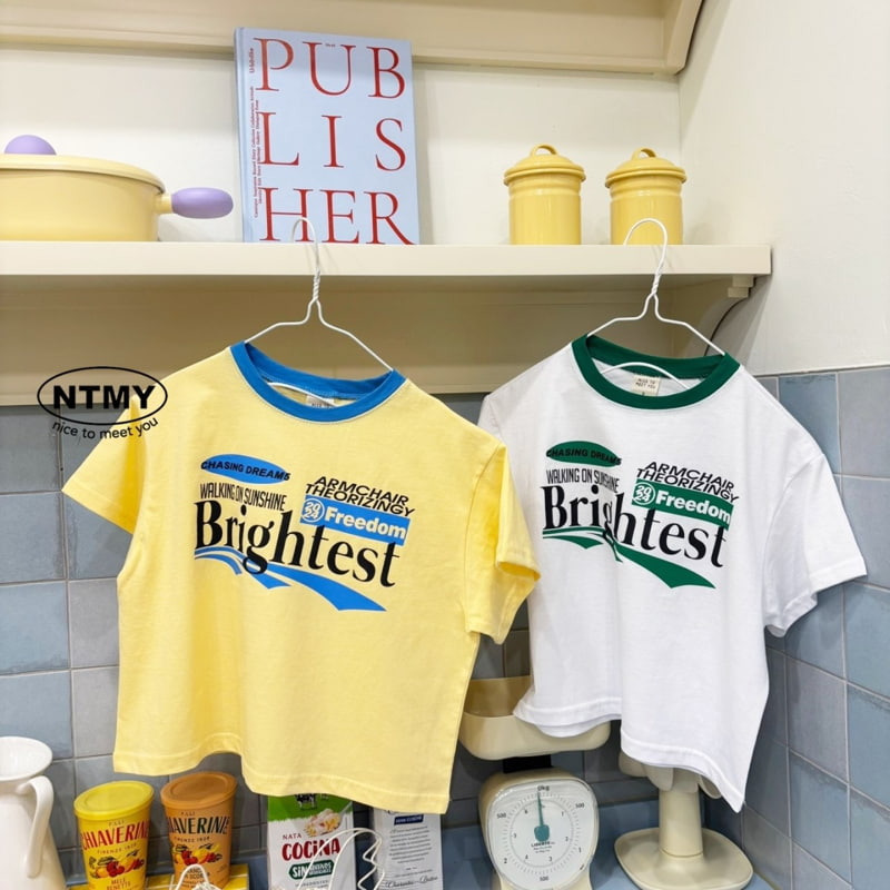 Nice To Meet You - Korean Children Fashion - #magicofchildhood - Shine Raglan Tee