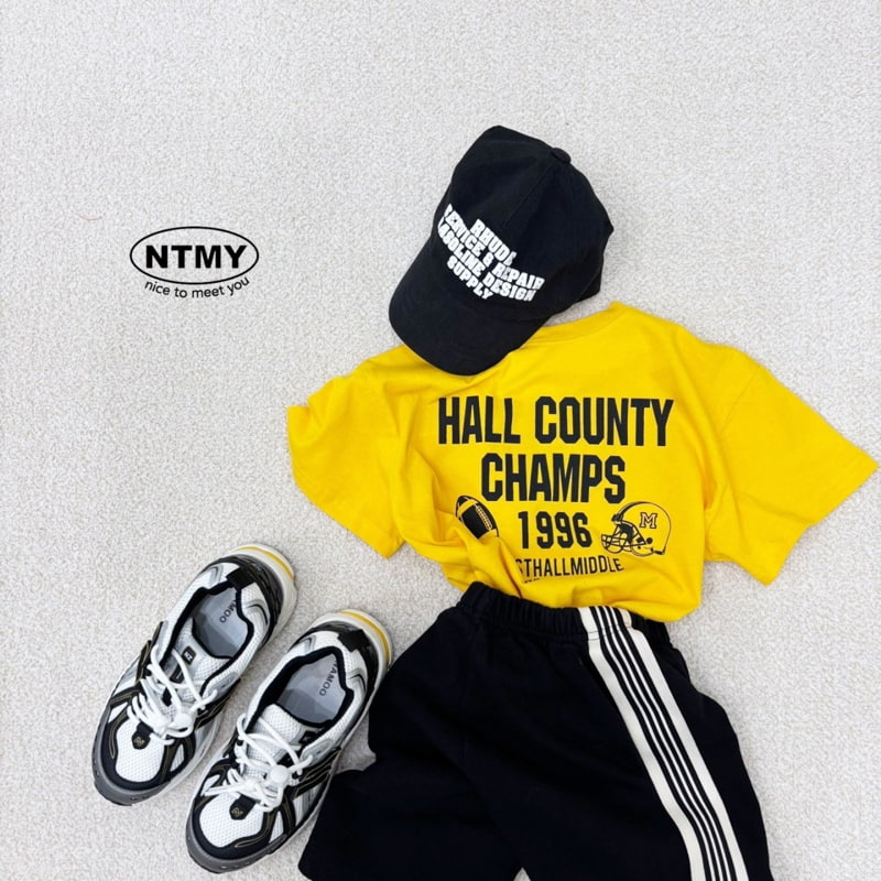 Nice To Meet You - Korean Children Fashion - #magicofchildhood - Champs Tee - 6