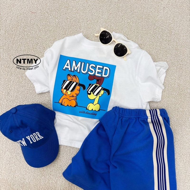 Nice To Meet You - Korean Children Fashion - #minifashionista - Sunglasses Tee