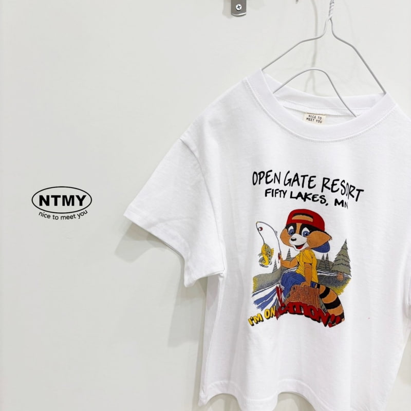 Nice To Meet You - Korean Children Fashion - #prettylittlegirls - Raccoon Tee - 3