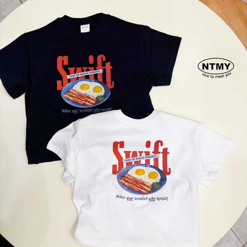 Nice To Meet You - Korean Children Fashion - #prettylittlegirls - Brunch Tee - 12