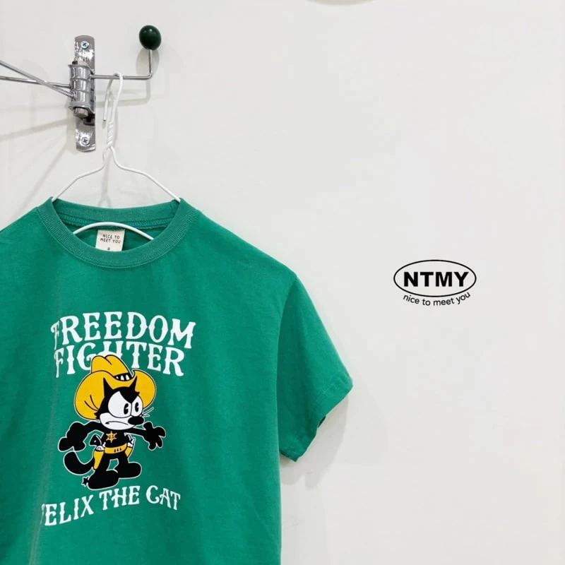 Nice To Meet You - Korean Children Fashion - #minifashionista - Freedom Tee - 4