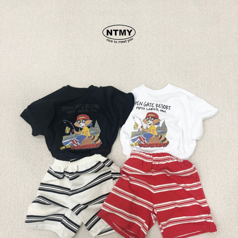 Nice To Meet You - Korean Children Fashion - #stylishchildhood - Raccoon Tee - 6