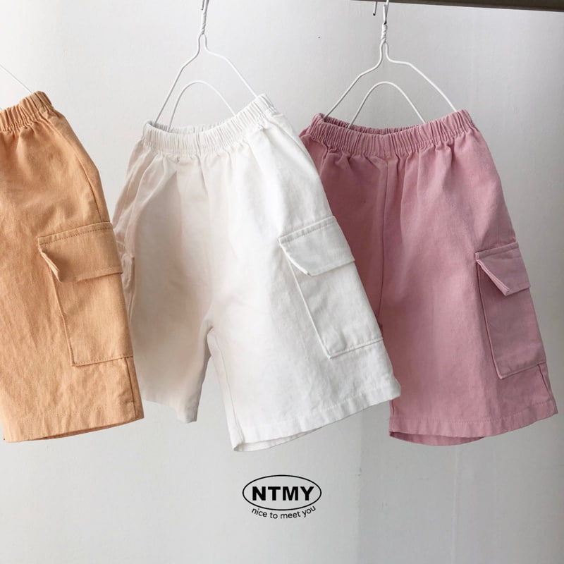 Nice To Meet You - Korean Children Fashion - #todddlerfashion - Twill Pocket Shorts - 6