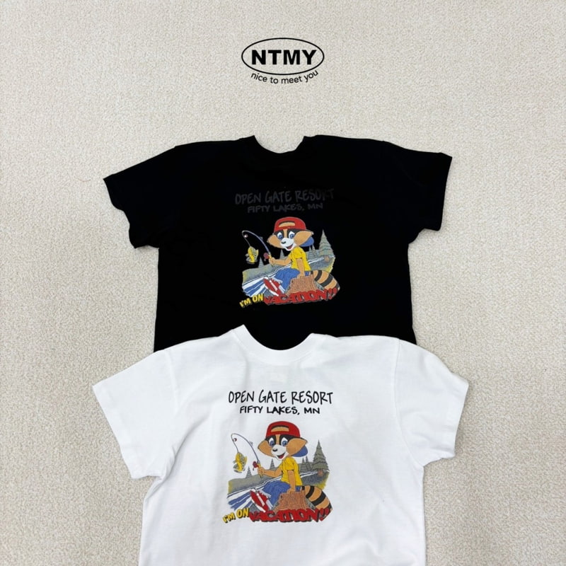 Nice To Meet You - Korean Children Fashion - #prettylittlegirls - Raccoon Tee - 4