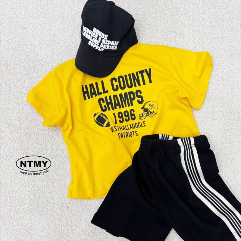 Nice To Meet You - Korean Children Fashion - #todddlerfashion - Champs Tee - 9