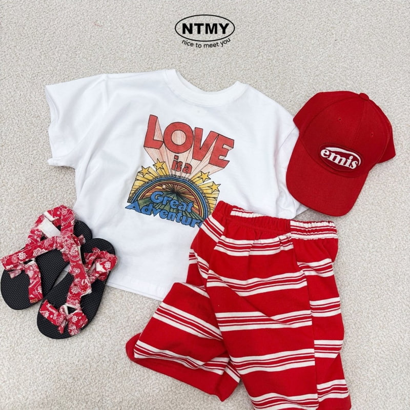 Nice To Meet You - Korean Children Fashion - #toddlerclothing - Adventure Tee - 6