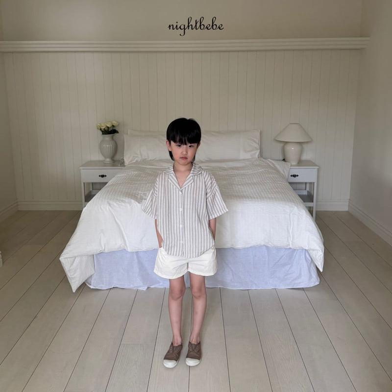 Night Bebe - Korean Baby Fashion - #babyboutique - Striped Lua Shirt - 12