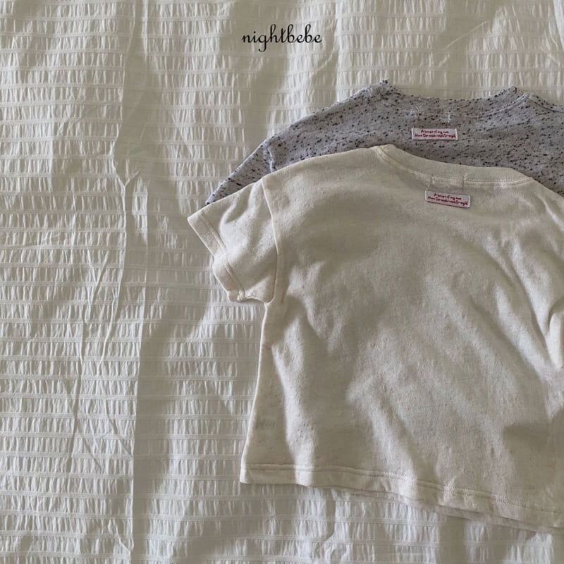 Night Bebe - Korean Baby Fashion - #babyboutique - Cuckoo Linen Short Sleeve Tee - 7