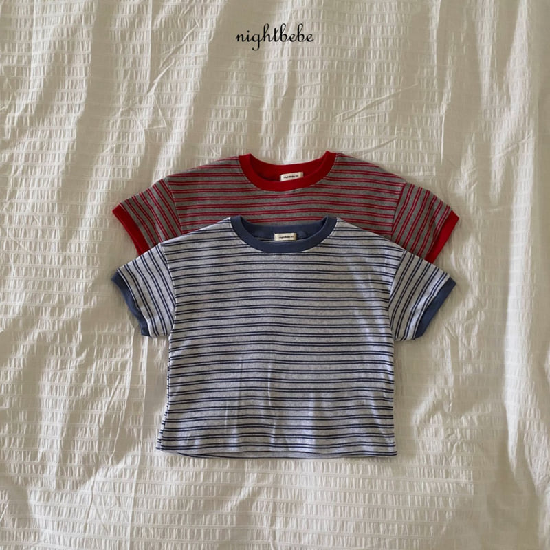 Night Bebe - Korean Baby Fashion - #babyboutiqueclothing - Baseball Short Sleeve Tee