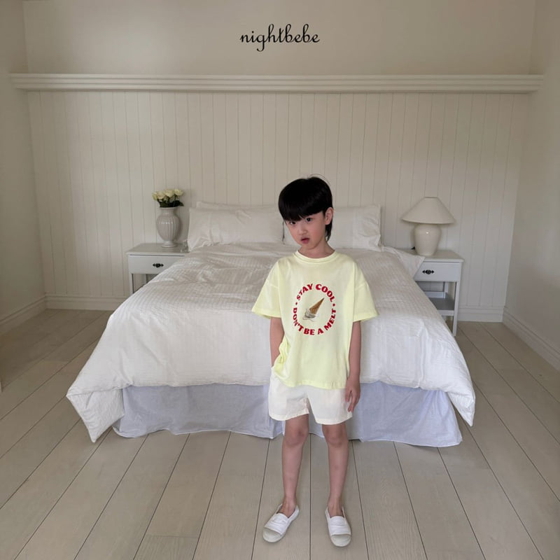 Night Bebe - Korean Baby Fashion - #babyboutiqueclothing - Ice Cream Short Sleeve Tee - 11