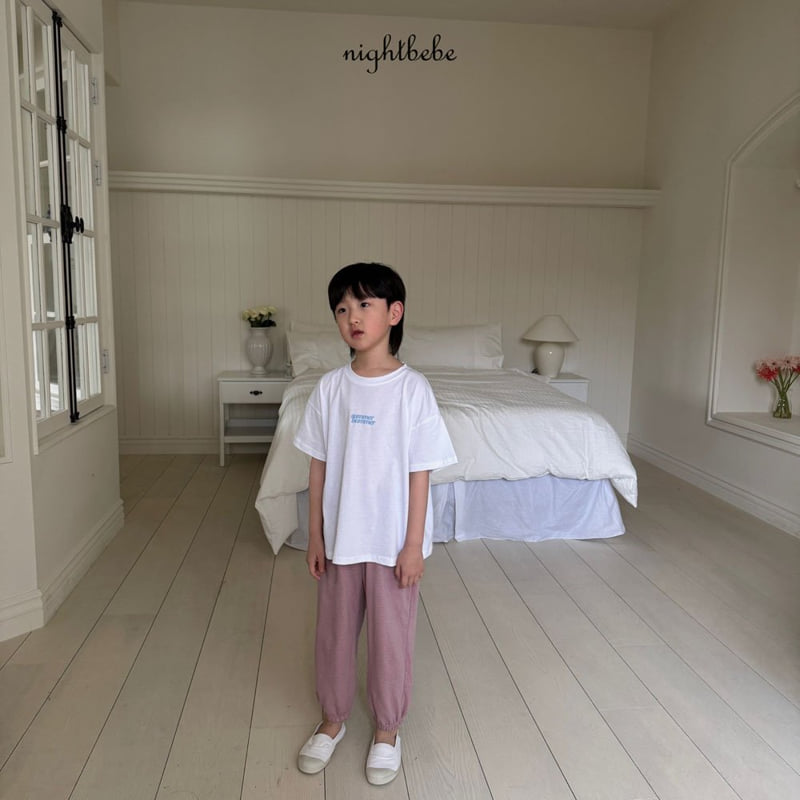 Night Bebe - Korean Baby Fashion - #babyfashion - Summer Short Sleeve Tee - 12