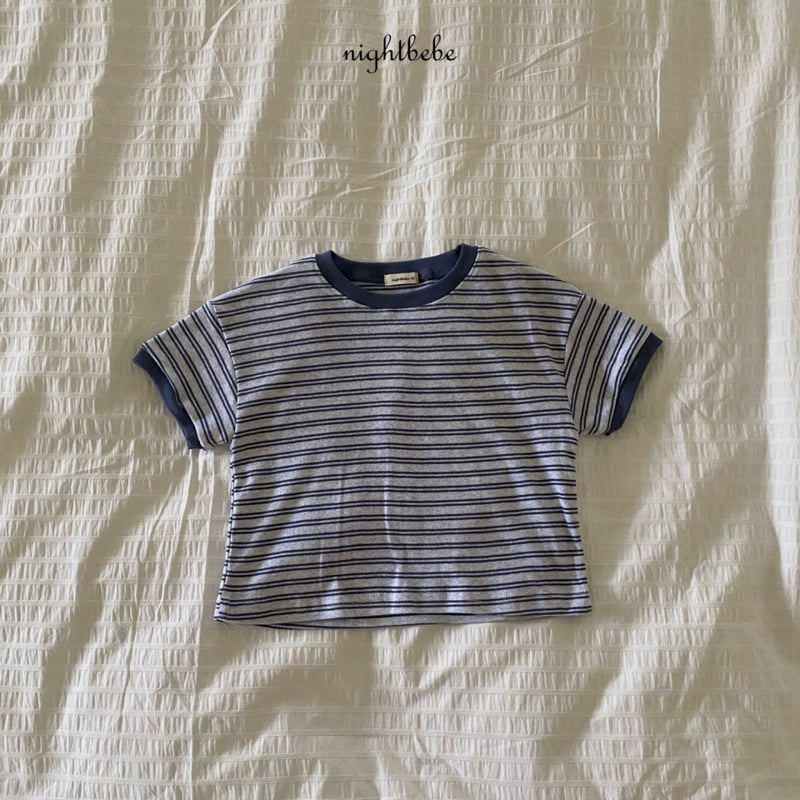 Night Bebe - Korean Baby Fashion - #babyfashion - Baseball Short Sleeve Tee - 4