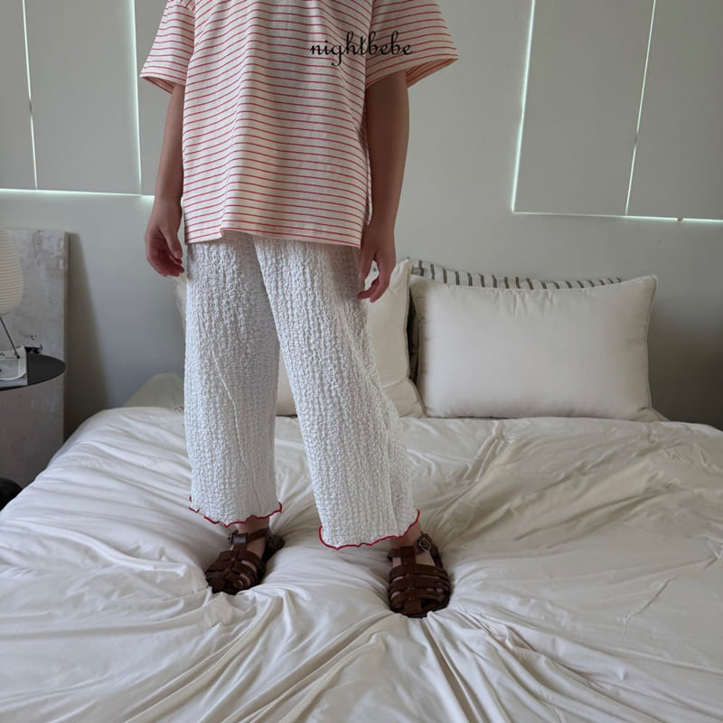 Night Bebe - Korean Baby Fashion - #babygirlfashion - Popcorn Wave Pants - 11