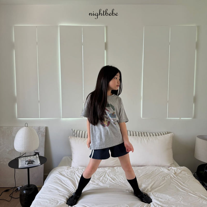 Night Bebe - Korean Baby Fashion - #babylifestyle - Crayon Rabbit Short Sleeve Tee - 11