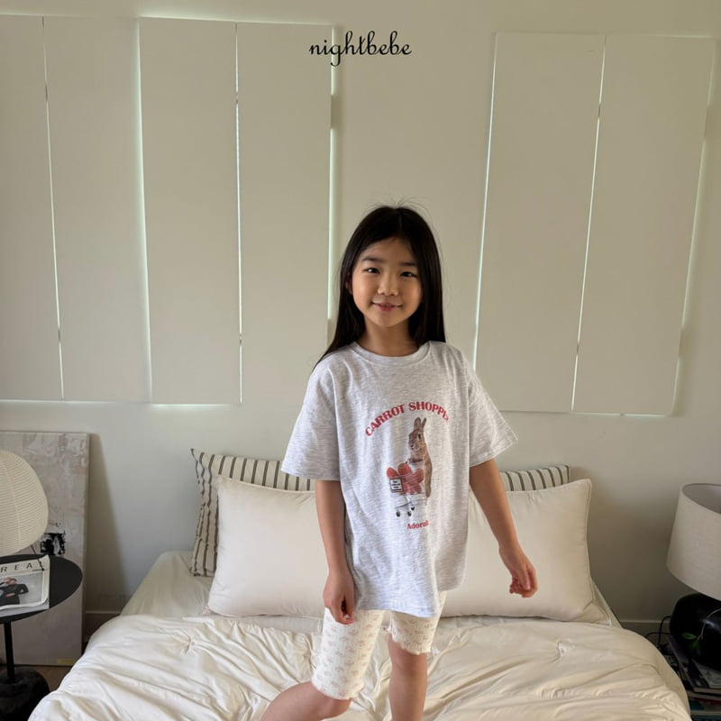 Night Bebe - Korean Baby Fashion - #babylifestyle - Rabbit Short Sleeve Tee - 9