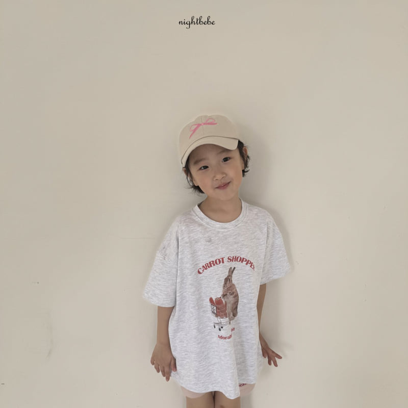 Night Bebe - Korean Baby Fashion - #babyoninstagram - Rabbit Short Sleeve Tee - 10
