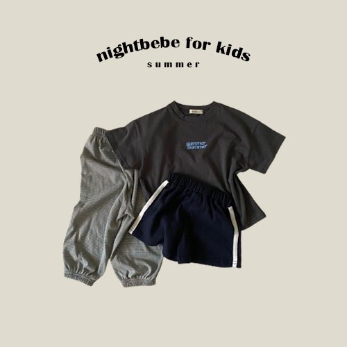 Night Bebe - Korean Baby Fashion - #babyoninstagram - Track Shorts - 3