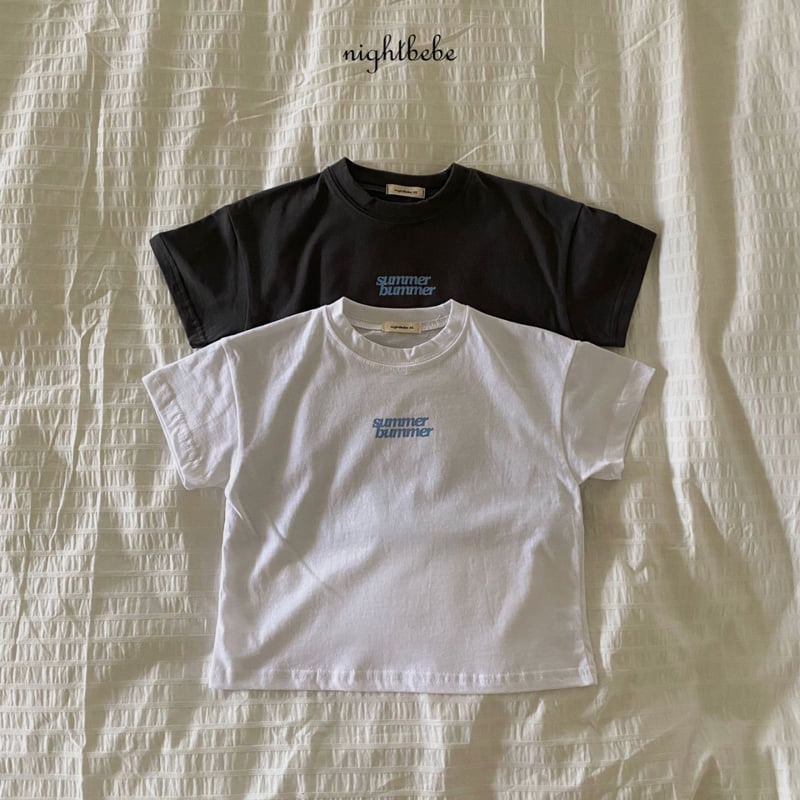 Night Bebe - Korean Baby Fashion - #babyoninstagram - Summer Short Sleeve Tee