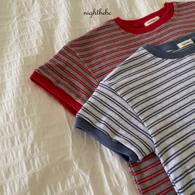 Night Bebe - Korean Baby Fashion - #babyootd - Baseball Short Sleeve Tee - 8