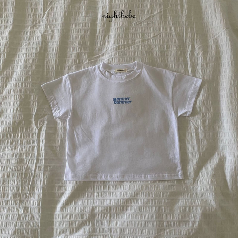Night Bebe - Korean Baby Fashion - #babyootd - Summer Short Sleeve Tee - 2