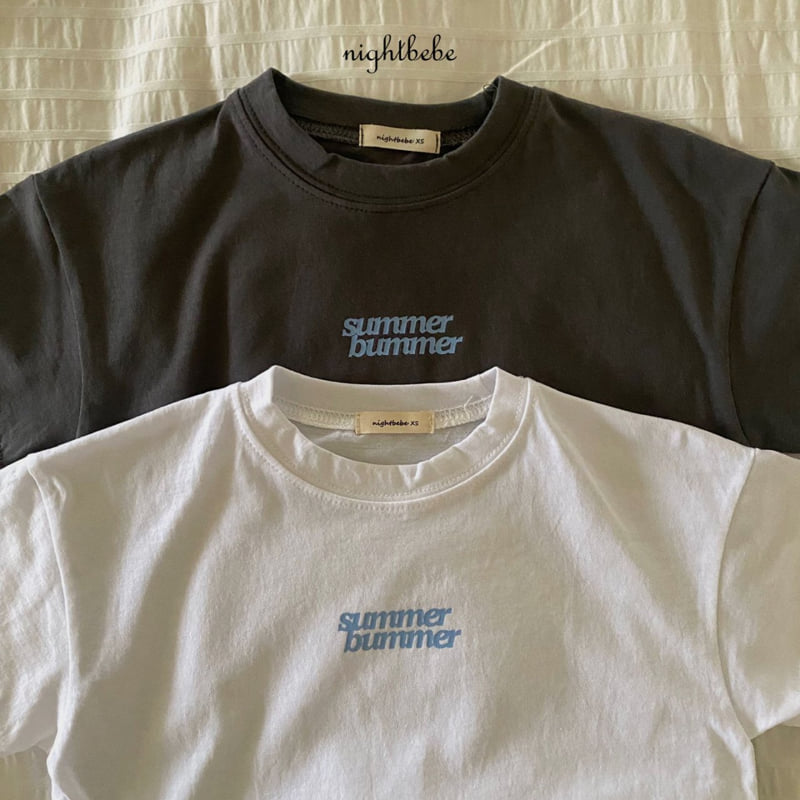 Night Bebe - Korean Baby Fashion - #babyoutfit - Summer Short Sleeve Tee - 4