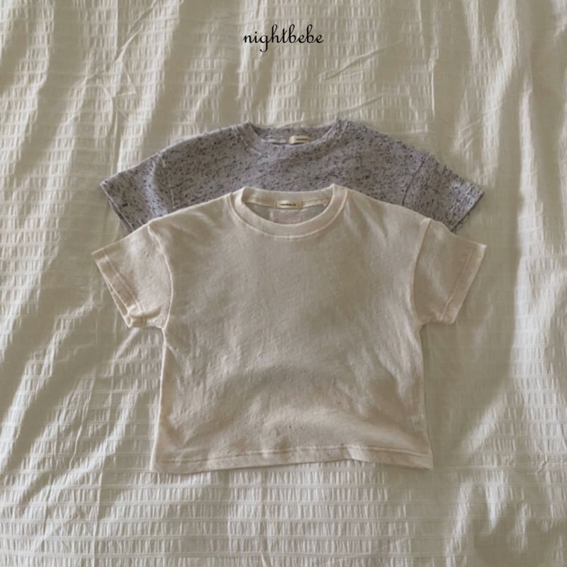 Night Bebe - Korean Baby Fashion - #babyoutfit - Cuckoo Linen Short Sleeve Tee - 2