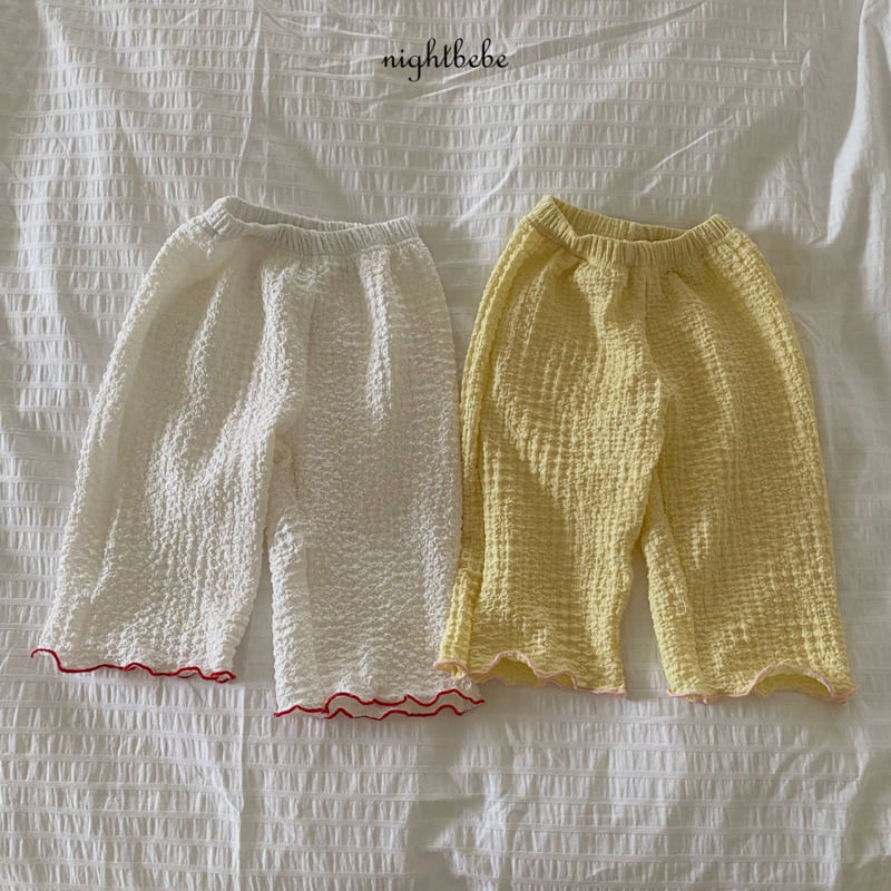 Night Bebe - Korean Baby Fashion - #babyoutfit - Popcorn Wave Pants