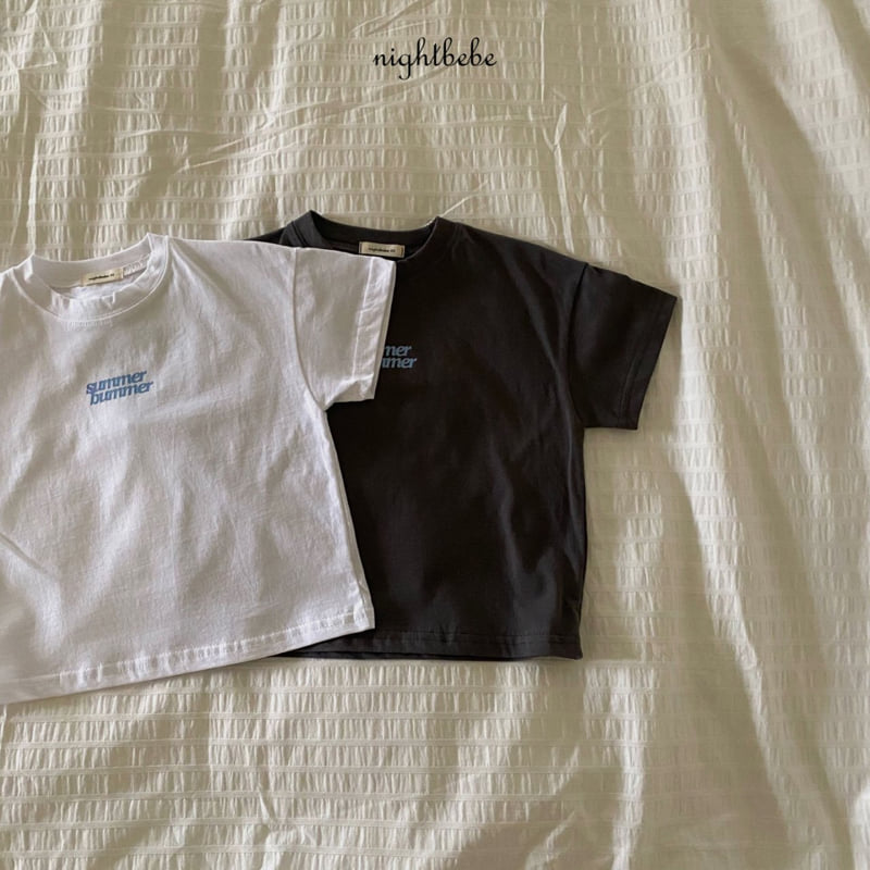 Night Bebe - Korean Baby Fashion - #babywear - Summer Short Sleeve Tee - 5