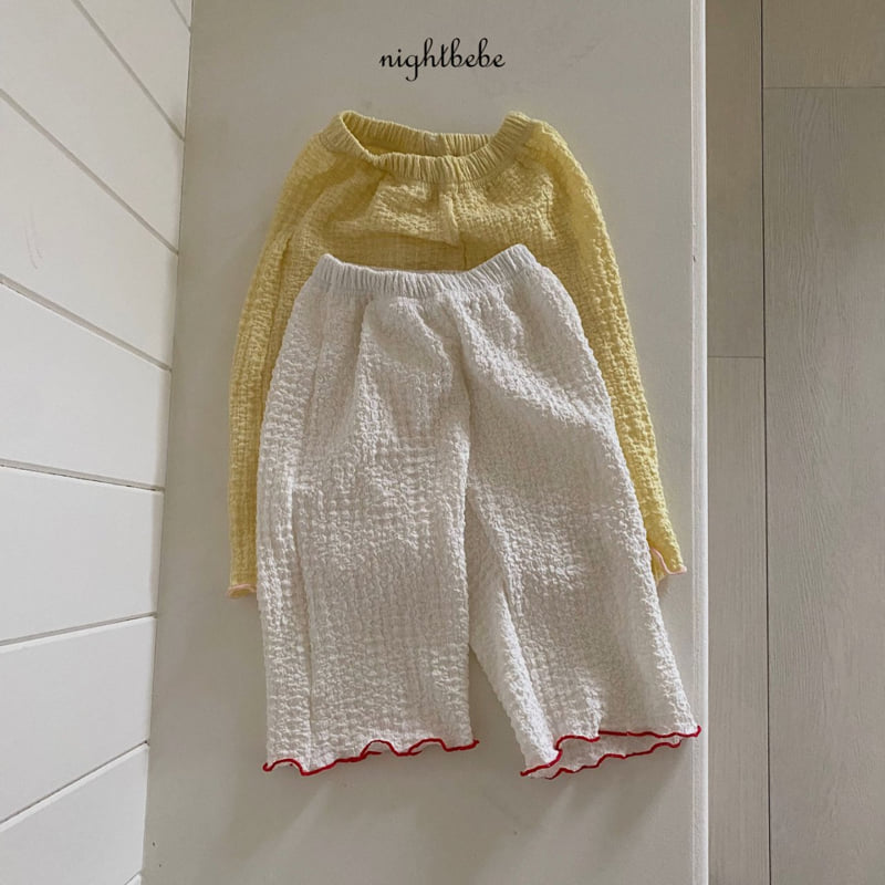 Night Bebe - Korean Baby Fashion - #babywear - Popcorn Wave Pants - 2