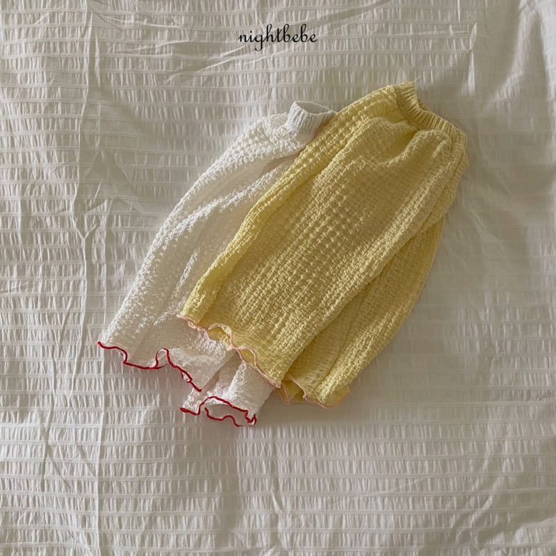 Night Bebe - Korean Baby Fashion - #onlinebabyboutique - Popcorn Wave Pants - 3