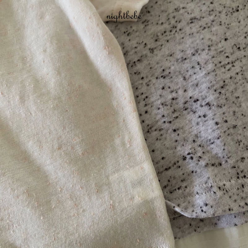 Night Bebe - Korean Baby Fashion - #onlinebabyshop - Cuckoo Linen Short Sleeve Tee - 5