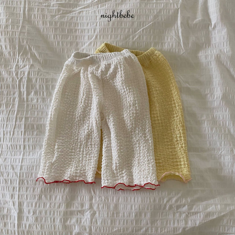 Night Bebe - Korean Baby Fashion - #onlinebabyboutique - Popcorn Wave Pants - 4