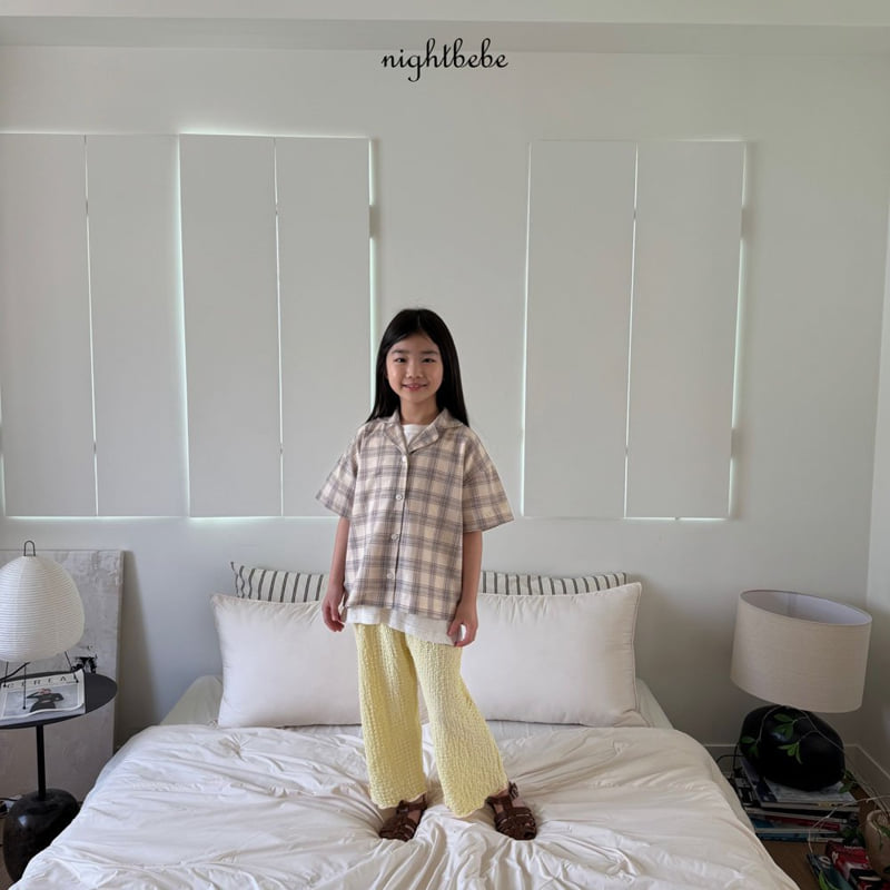 Night Bebe - Korean Baby Fashion - #smilingbaby - Summer Check Shirt - 12